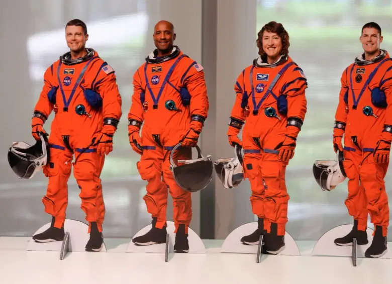 Artemis II está integrada por un equipo multidisciplinario de cuatro astronautas. FOTO: Getty