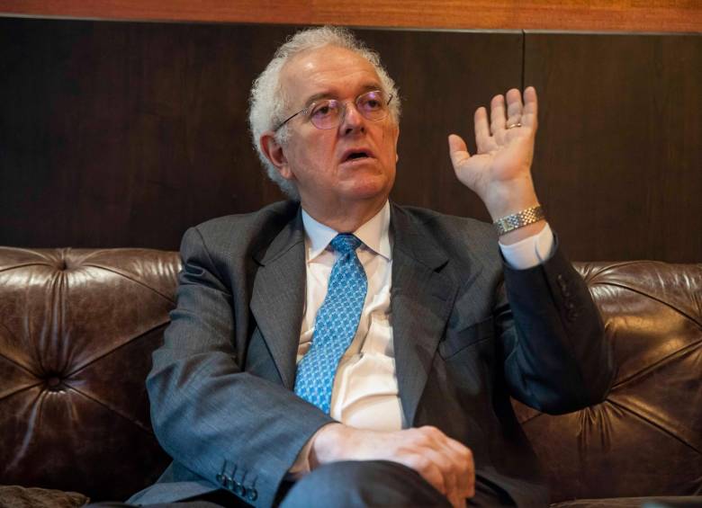 El ministro José Antonio Ocampo dijo que Colombia tiene un sistema financiero muy sólido, con muy altos estándares. Foto: Carlos Velásquez.