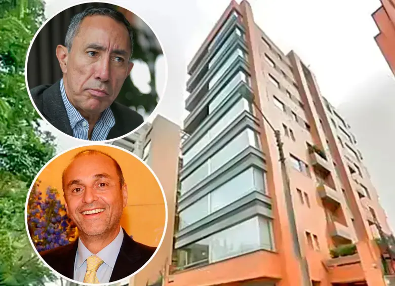 Serafino Iacono (abajo en la foto) era el dueño del apartamento 901 del edificio Entre Parques, en Bogotá, que Ricardo Roa adquirió muy por debajo de su valor comercial. FOTOS: Colprensa y cortesía