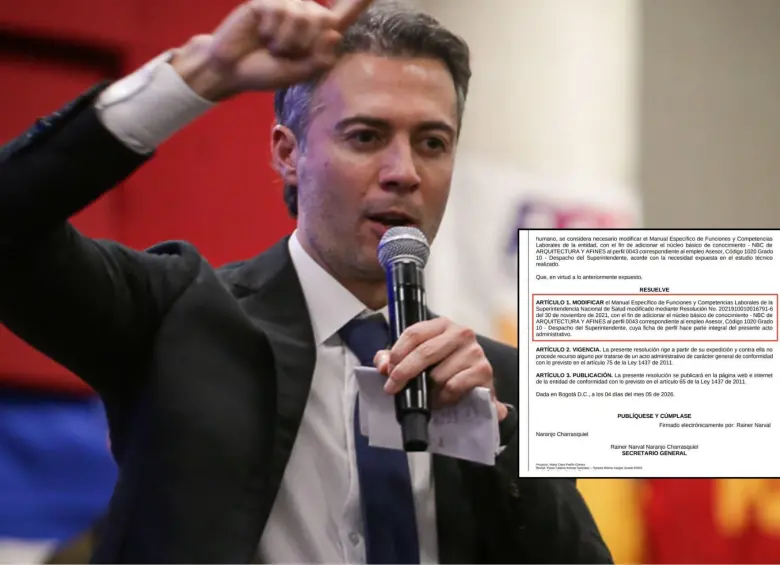 El nombramiento del exalcalde de Medellín como superintendente de salud ha estado lleno de cuestionamientos. Foto: Colprensa/ redes sociales