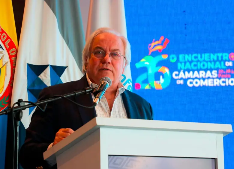 Julián Domínguez se despedirá en Confecámaras. FOTO: Cortesía Confecámaras