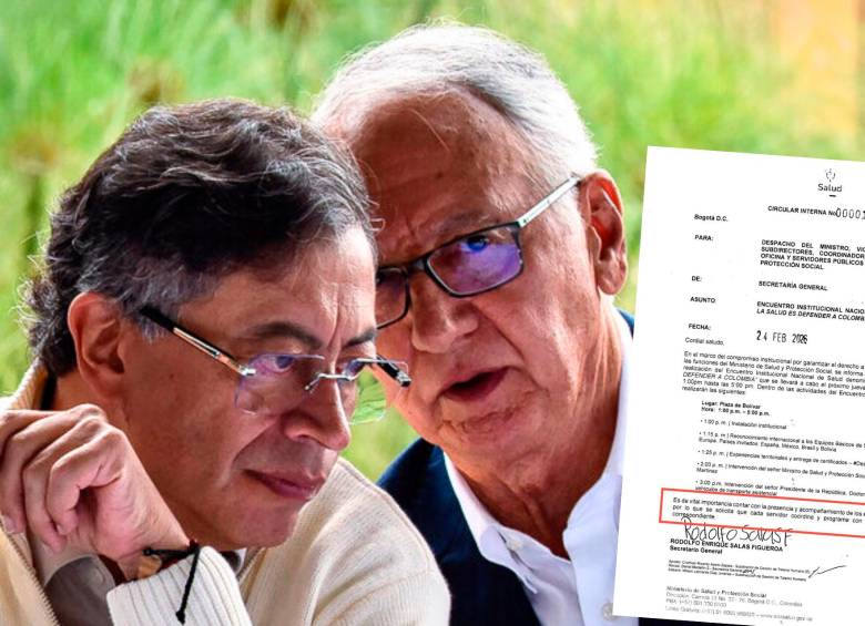 Aunque en la circular se habla de un “reconocimiento internacional” a los equipos básicos de salud y “experiencias territoriales y entrega de certificados”, se advierte que tanto Petro como Jaramillo cerrarán el evento con intervenciones. FOTO: COLPRENSA