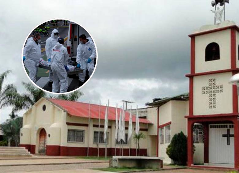 Los cuatro cuerpos fueron hallados por los vecinos, quienes se extrañaron por la ausencia de la familia en la comunidad. FOTOS: Alcaldía Tiquisio y Colprensa