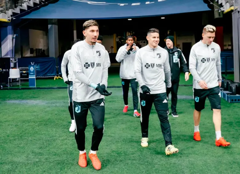 El volante colombiano James Rodríguez no jugaba desde el 18 de noviembre de 2025, cuando estuvo en la victoria 3-0 de la Selección Colombia ante Australia. Foto: tomada del x de @MNUFC