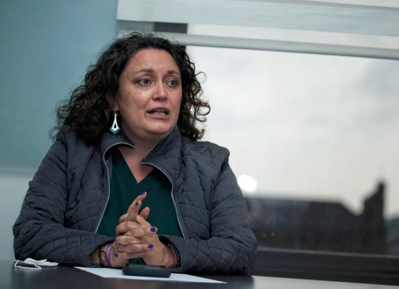 La senadora de la Alianza Verde, Angélica Lozano, perdió la presidencia del senado. 
