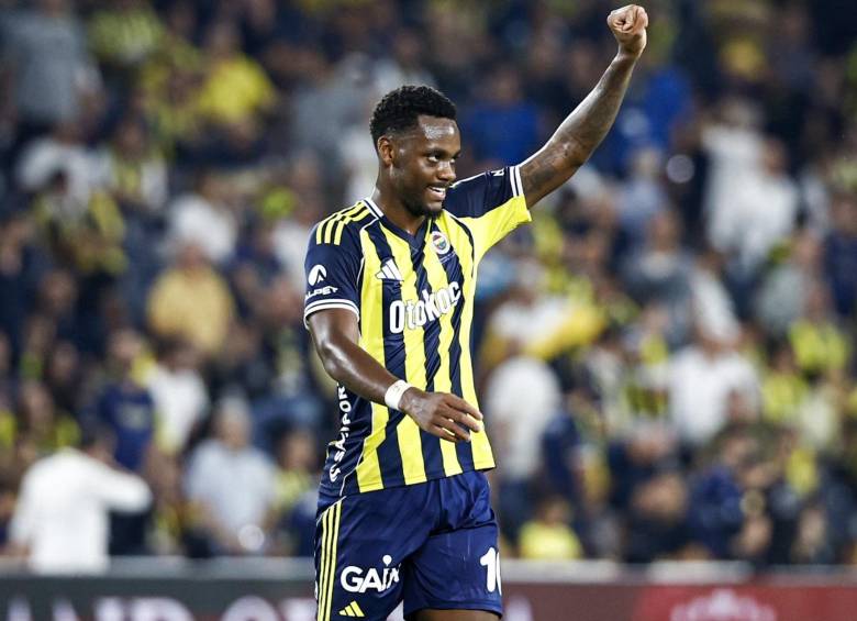 Jhon Jáder Durán llegó al equipo turco del futbol árabe. FOTO: Tomada de redes sociales @Fenerbahce