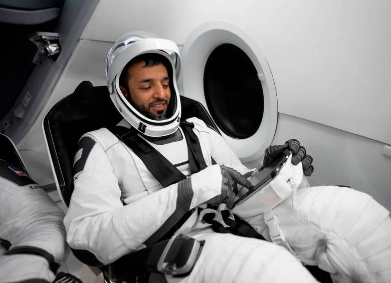  Se trata de Sultan Al Neyadi el primer astronauta emiratí que viajará al espacio. FOTO: SpaceX