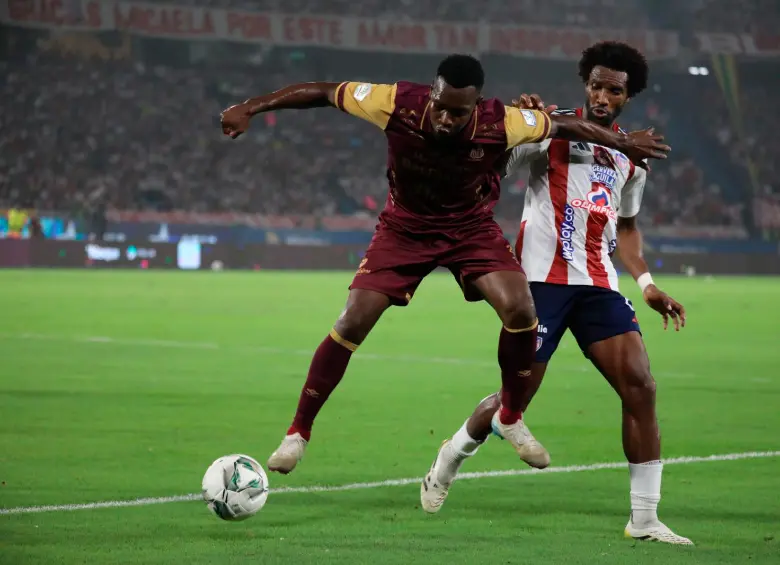 Didier Moreno, jugador del Junior y ex-DIM, es una de las figuras del equipo barranquillero. FOTO COLPRENSA