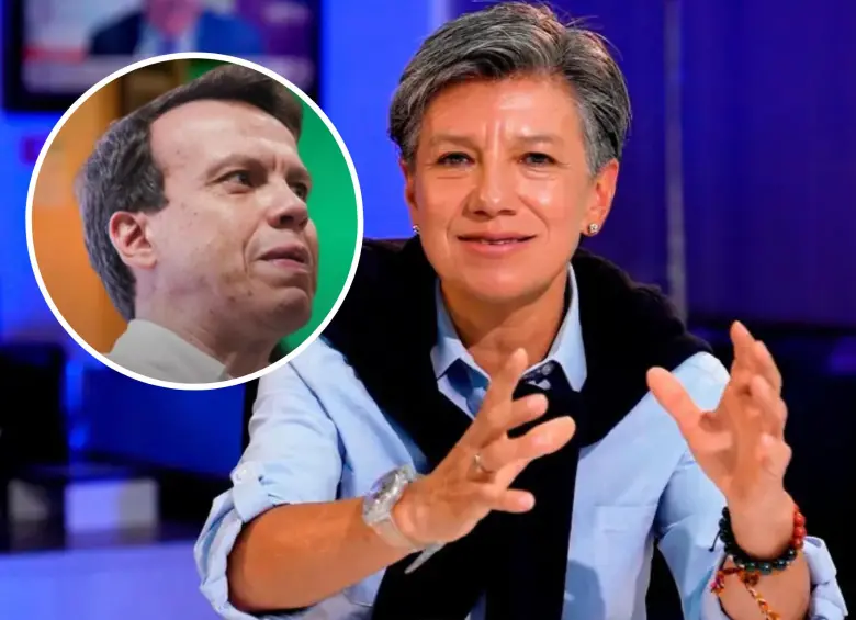 Claudia López oficializa su candidatura: Leonardo Huerta será su fórmula vicepresidencial. Foto: Sebastián Carvajal 