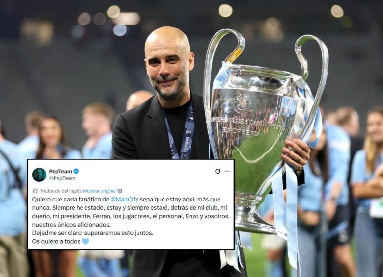 Josep Guardiola se pronunció tras el veredicto de la Premier League que declaró al club Manchester City culpable de varios cargos asociados a infracciones financieras entre 2009 y 2018. Foto: @PepTeam