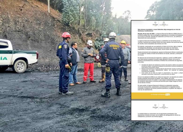 El gobernador de Cundinamarca, Jorge Emilio Rey, envió un mensaje de condolencias a las familias de los trabajadores fallecidos. Foto: Redes sociales.