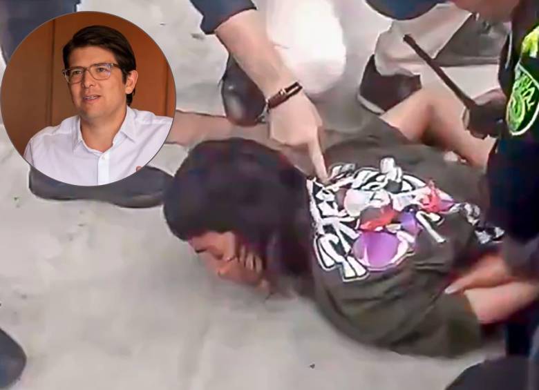 El adolescente de 15 años fue aprehendido minutos después de atacar al senador. Foto: captura de video