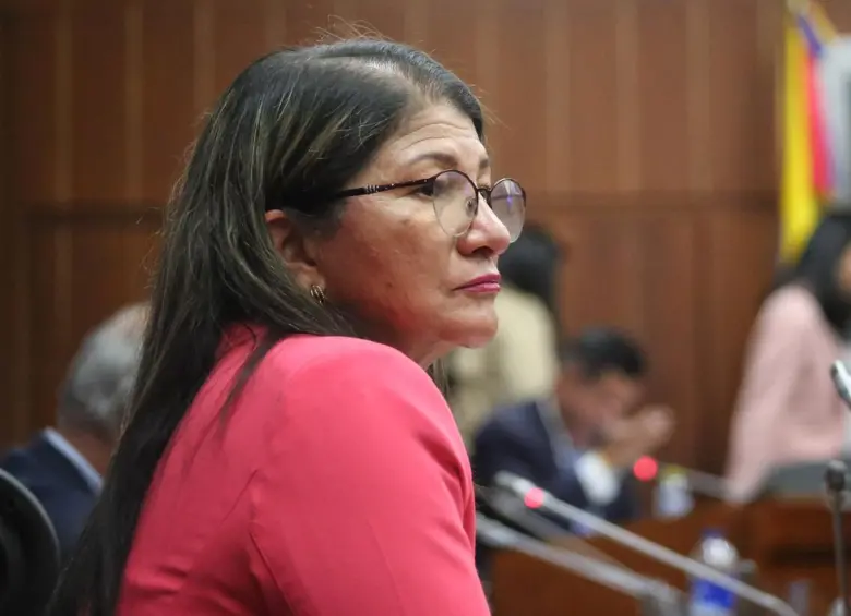 Sandra Ramírez, senadora de Colombia por el partido Comunes. FOTO: Colprensa