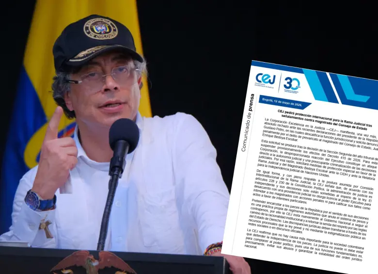 Presidente Gustavo Petro cuestionó reciente decisión del Consejo de Estado. Foto: Colprensa