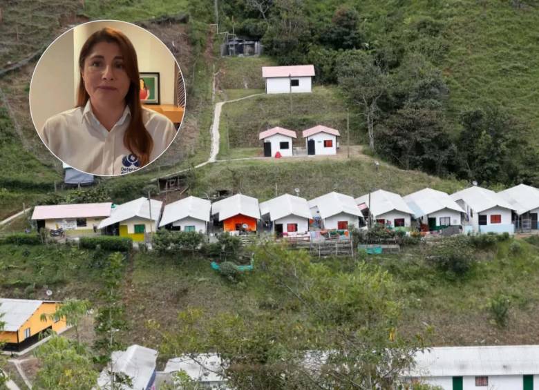 Defensora del Pueblo Iris Marín alerta sobre zonas de despeje. Foto: Manuel Saldarriaga y captura de video