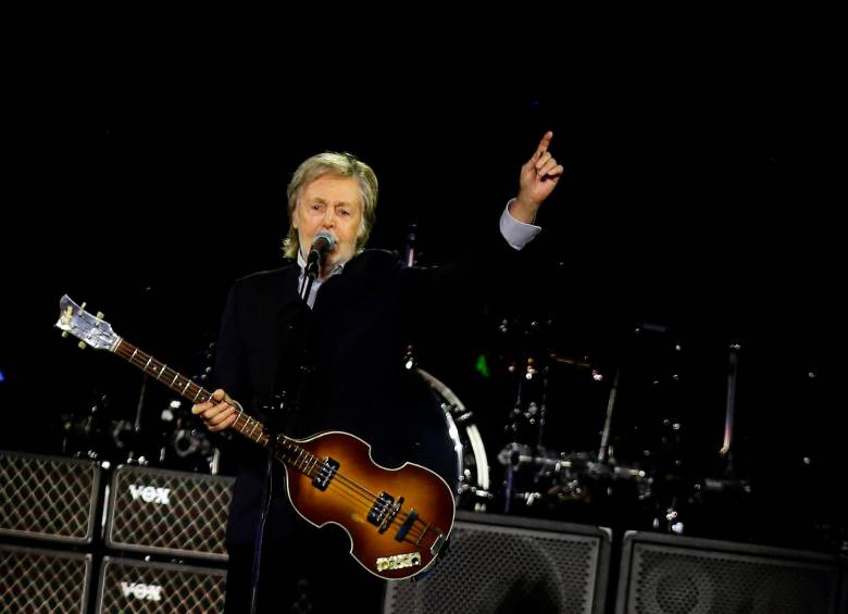 Sir Paul McCartney ofreció su último concierto en Bogotá en la noche del viernes 1 de noviembre. FOTO: Colprensa