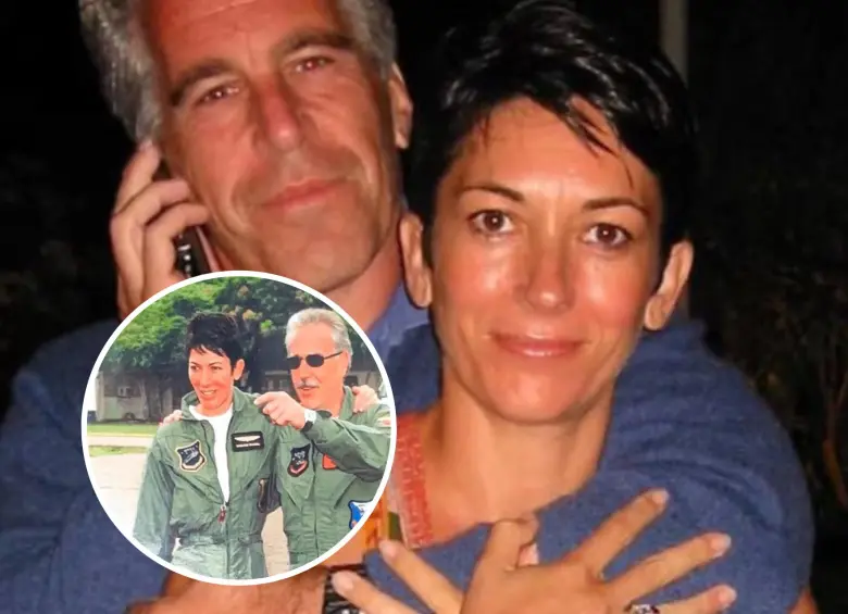 El fallecido pedófilo Jeffrey Epstein y su novia Ghislaine Maxwell. Foto: redes sociales