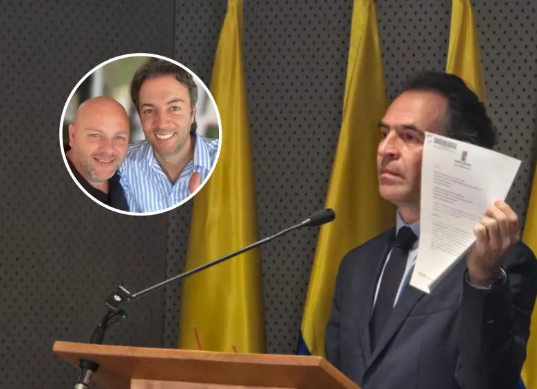 El alcalde de Medellín, Federico Gutiérrez, durante la rueda de prensa de este lunes. FOTO: Santiago Olivares Tobón