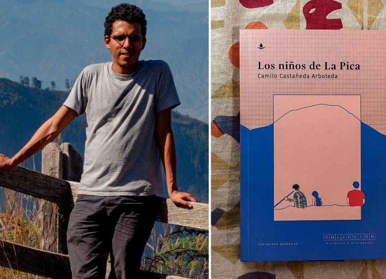 El periodista Camilo Castañeda obtuvo el premio nacional de periodismo Simón Bolívar por su libro Los niños de La Pica. Fotos: Cortesía Camilo Castañeda.