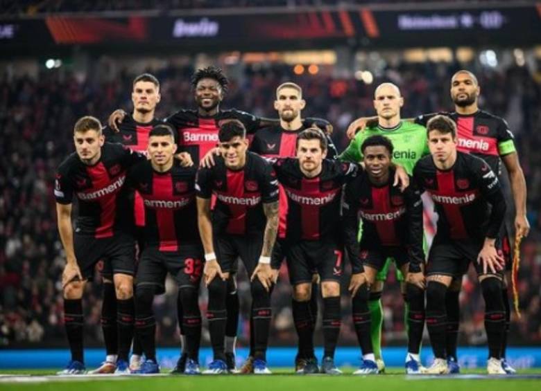 Gustavo Puerta en un partido como titular en el Bayer Leverkusen. FOTO: CUENTA DE INSTAGRAM GUSTAVO PUERTA