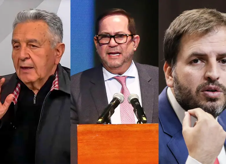 De izquierda a derecha: Luis Eduardo Garzón Coalición Verde y En Marcha; Lidio García Partido Liberal; Andrés ForeroCentro Democrático: Foto: cortesía y Colprensa