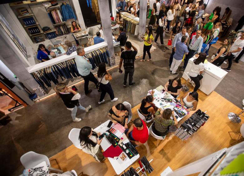 La feria de modas y textiles, Colombiatex, se celebró en Medellín esta semana. Foto Carlos Velásquez. 