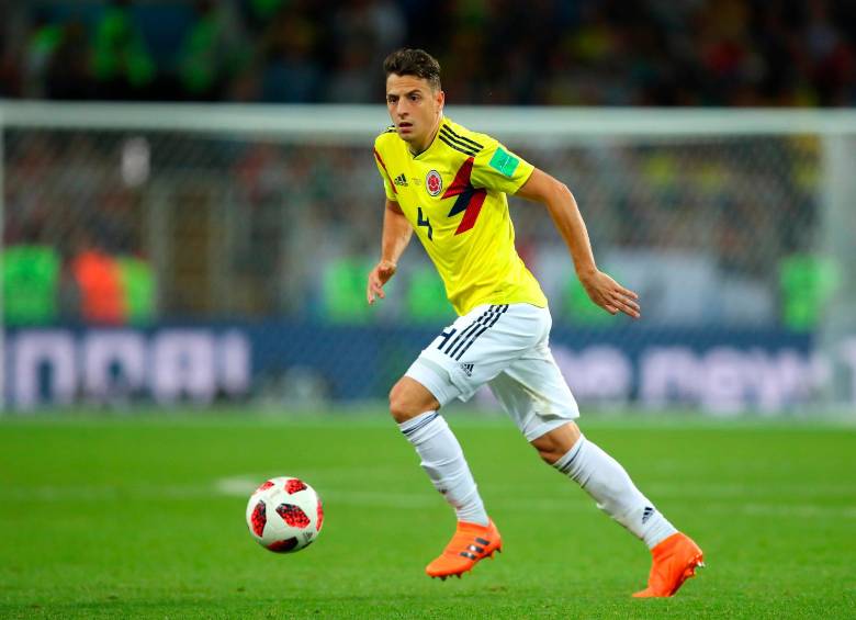 El lateral derecho antioqueño Santiago Arias es uno de los mundialistas de la Selección Colombia. Estuvo en Brasil 2014 y Rusia 2018. FOTO: GETTY