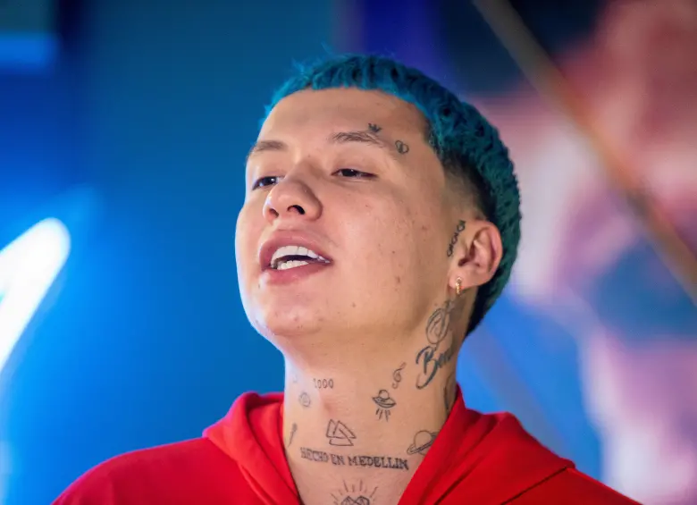 El cantante Blessd es señalado de secuestro extorsivo. FOTO: El Colombiano