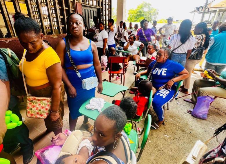 Más de 1.500 personas de la comuna El Parque de la Gloria, en Quibdó, Chocó, se vio completamente beneficiada durante de atención en Salud. FOTO: GOBIERNO NACIONAL / PRESIDENCIA