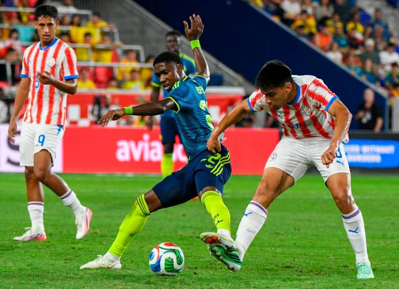 Yáser Asprilla tuvo momentos destacados, pero no alcanzó para cambiar el resultado. FOTO FCF
