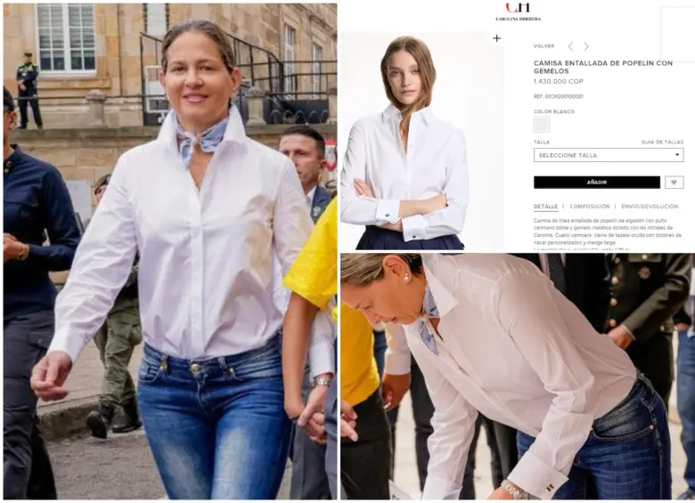 No es la primera vez que la primera dama genera polémica por sus accesorios o forma “costosa” de venir. FOTO: Tomada de las redes sociales de Verónica Alcocer y la página web de Cartier.