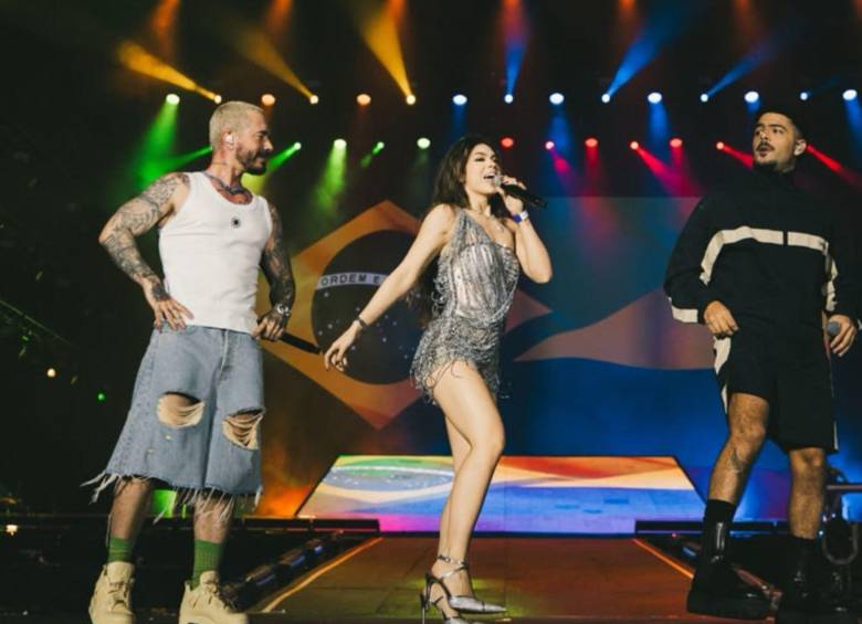 Entre los invitados por J Balvin estuvo Melody y Pedro Sampaio. Foto: Suministrada a EL COLOMBIANO