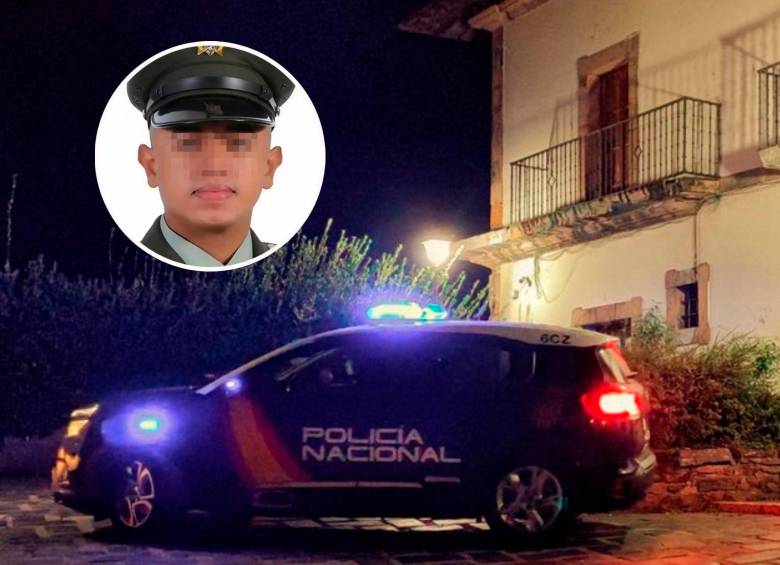 Cristian H. es el expolicía colombiano que está detenido por abusar de dos menores de edad en Madrid. FOTO: Tomada de X @policia