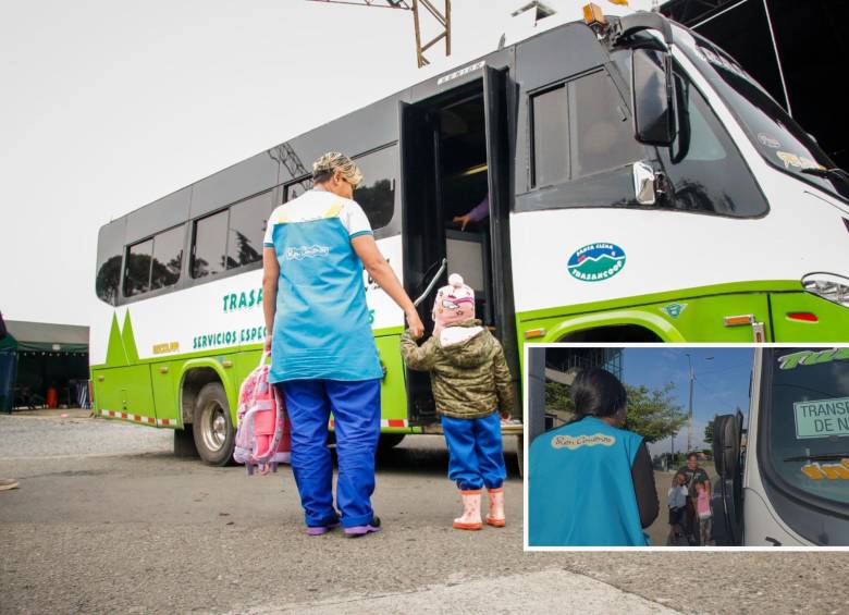 Algunos de los niños beneficiarios del programa junto a las encargadas desde Buen Comienzo. FOTO: Cortesía
