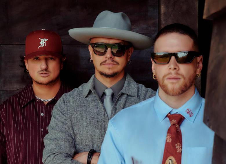 Pablo, El profe y DIM, los tres integrantes de Piso 21. FOTO Cortesía