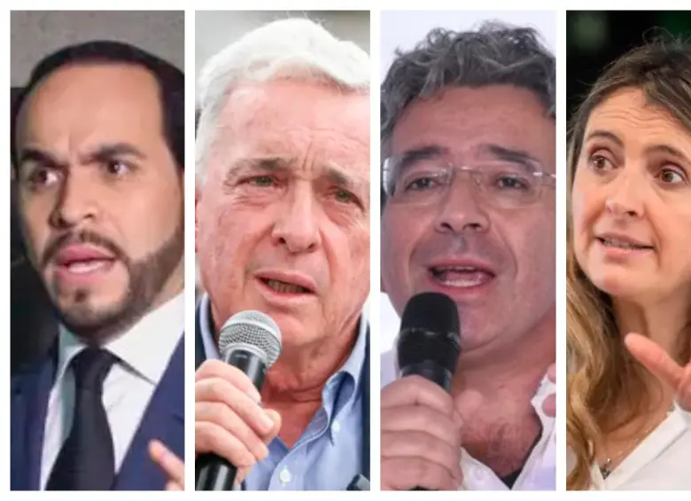 El cruce de señalamientos giró en torno a la polarización Petro-Uribe y dejó en duda posibles apoyos de cara a una eventual segunda vuelta. FOTO: COLPRENSA-EL COLOMBIANO