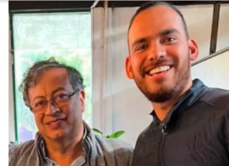 Presidente Gustavo Petro y el exasesor del DAPRE, Jaime Ramírez Cobo. Foto: redes sociales.