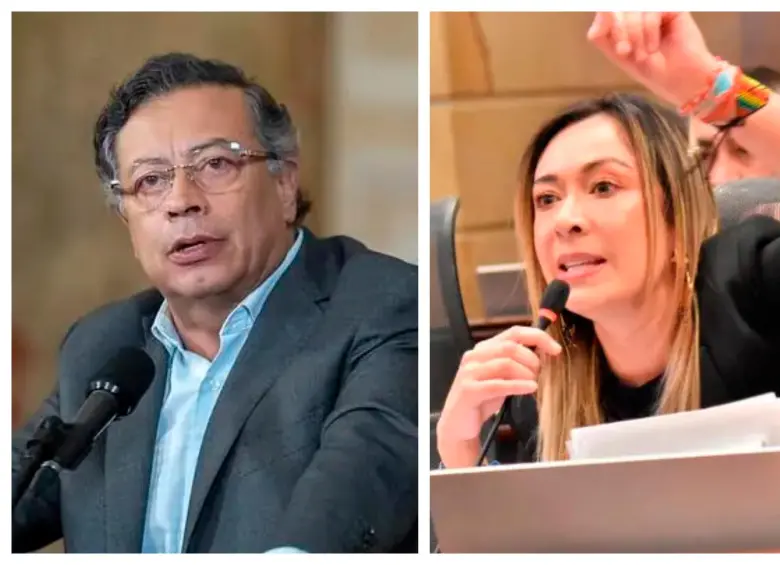 Mientras el presidente acusa a la congresista de afectar al país, ella asegura que hundirá el proyecto para proteger a los hogares vulnerables y la clase media. FOTO: CÁMARA-PRESIDENCIA