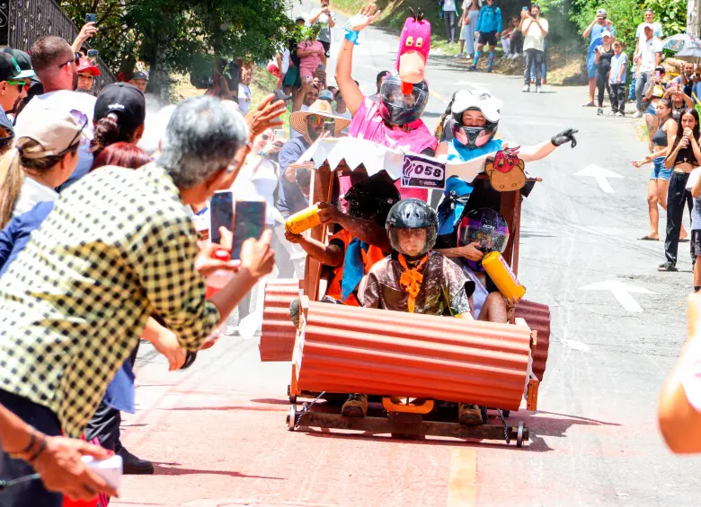 La fiesta deportiva y cultural terminará este domingo con su tradicional carrera de rodillos. FOTO CORTESÍA