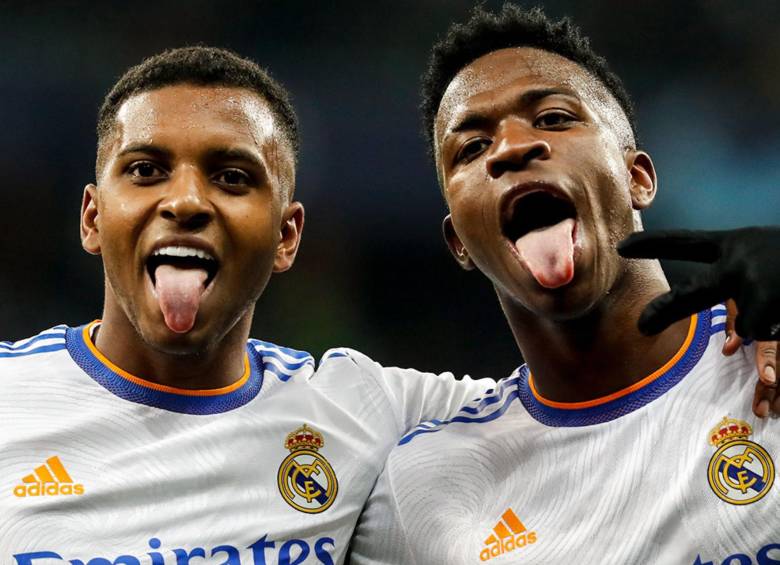 Vinícius y Rodrygo, ambos con 23 años, llegaron muy jóvenes al Real Madrid y con los años crecieron como figuras importantes en el equipo de España. FOTO: GETTY