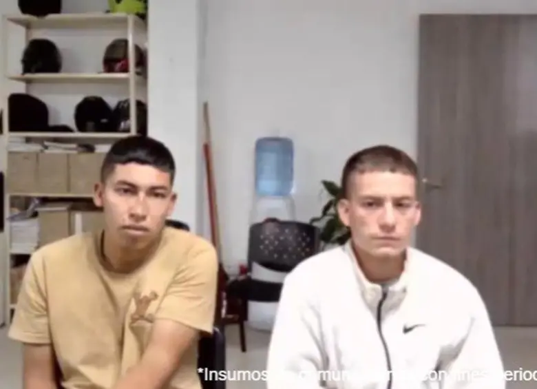 Walter Esteban Yonda Ipía y Carlos Steven Obando, presuntos responsables de atentado en Cali
