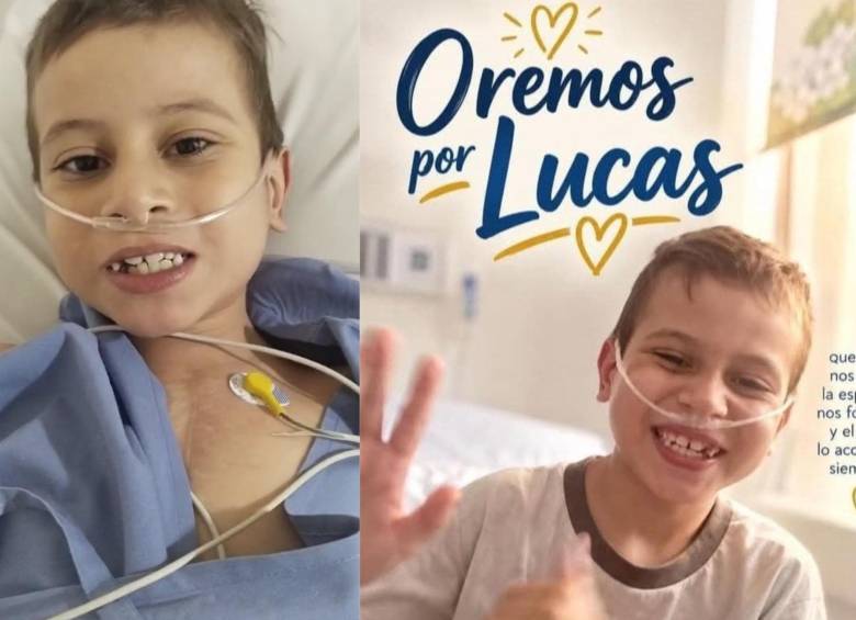 Lucas Murillo es un niño de 7 años, nacido en Cúcuta, que enfrenta una cardiopatía congénita y requiere atención especializada. Su caso se hizo conocido en Colombia después de que pidiera ayuda al presidente Abelardo de la Espriella. Foto: Cortesía Familia Murillo García
