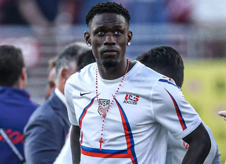 Folarin Balogun, delantero del Mónaco de Francia y la Selección de Estados Unidos. FOTO: Getty