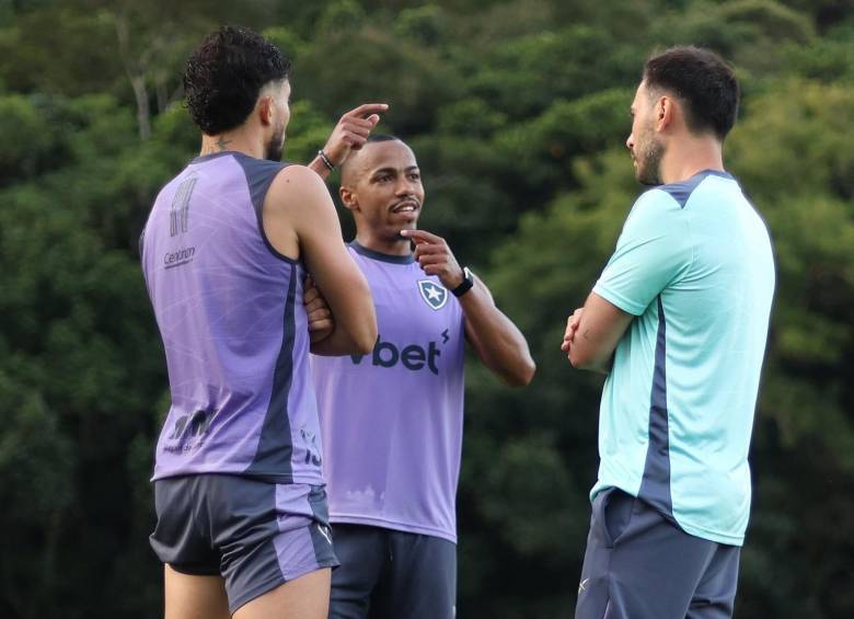 Davide Ancelotti, el hijo del reconocido Carlo Ancelotti, en sus primeros entrenamientos con Botafogo. FOTO: REDES SOCIALES BOTAFOGO