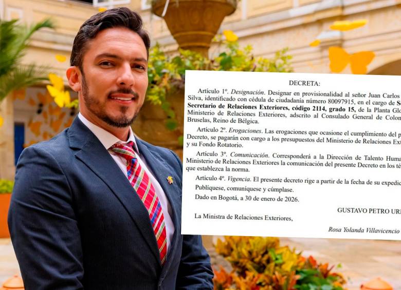 Florián salió del cargo a mediados de enero pasado. Bastaron 15 días para que asumiera en otro puesto del Gobierno Nacional, ahora en el Ministerio de Relaciones Exteriores. FOTO: COLPRENSA/REFERENCIA