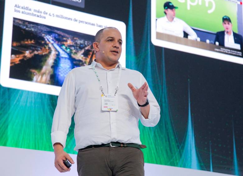 El gerente general de EPM, Jorge Carrillo, durante el XXV Congreso Andesco en Cartagena. FOTO: CORTESÍA ANDESCO