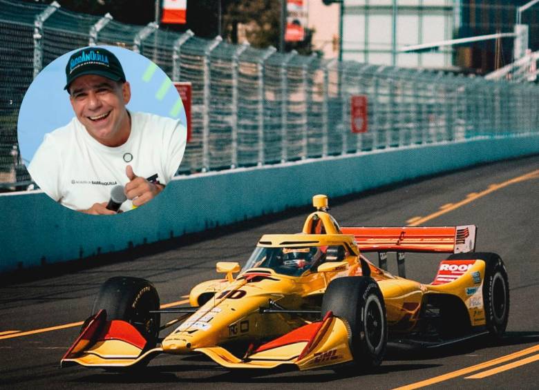 Alex Char confirmó a Barranquilla como sede de la Indycar 2028. FOTO: X Indycar y Alejandrochar