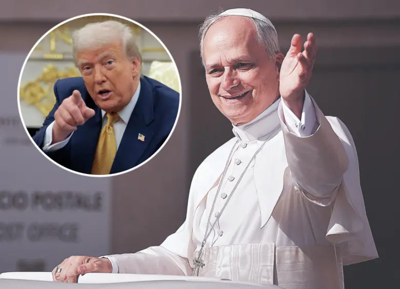 León XIV cumple un año como papa, un período donde a pesar de mantener un tono moderado, ha tenido varias confrontaciones con Donald Trump. Fotos: Getty Images