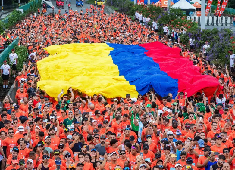 Medellín se consolida como una de las ciudad en las que más se practican running en Colombia. Corre Mi Tierra tendrá la presencia de más de 8.000 participantes. Foto: Esneyder gutiérrez