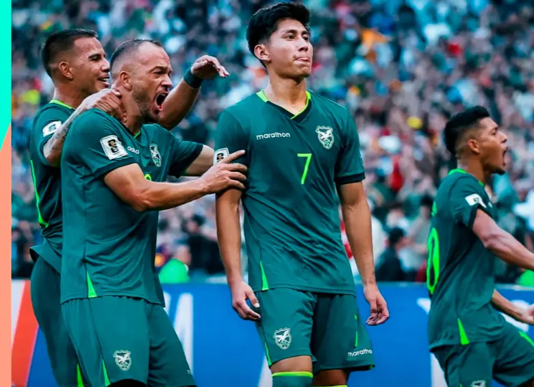 El futbolista boliviano Miguel Terceros anotó el tanto que le dio la victoria al seleccionado del altiplano. Foto: tomada del x de @FifaWorldCup